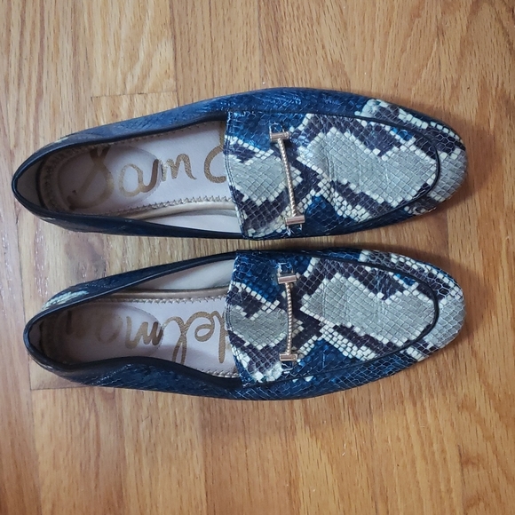 Sam Edelman Shoes - EUC Sam Edelman Lior Snakeskin Loafer sz 39 fits more like sz 8-8.5